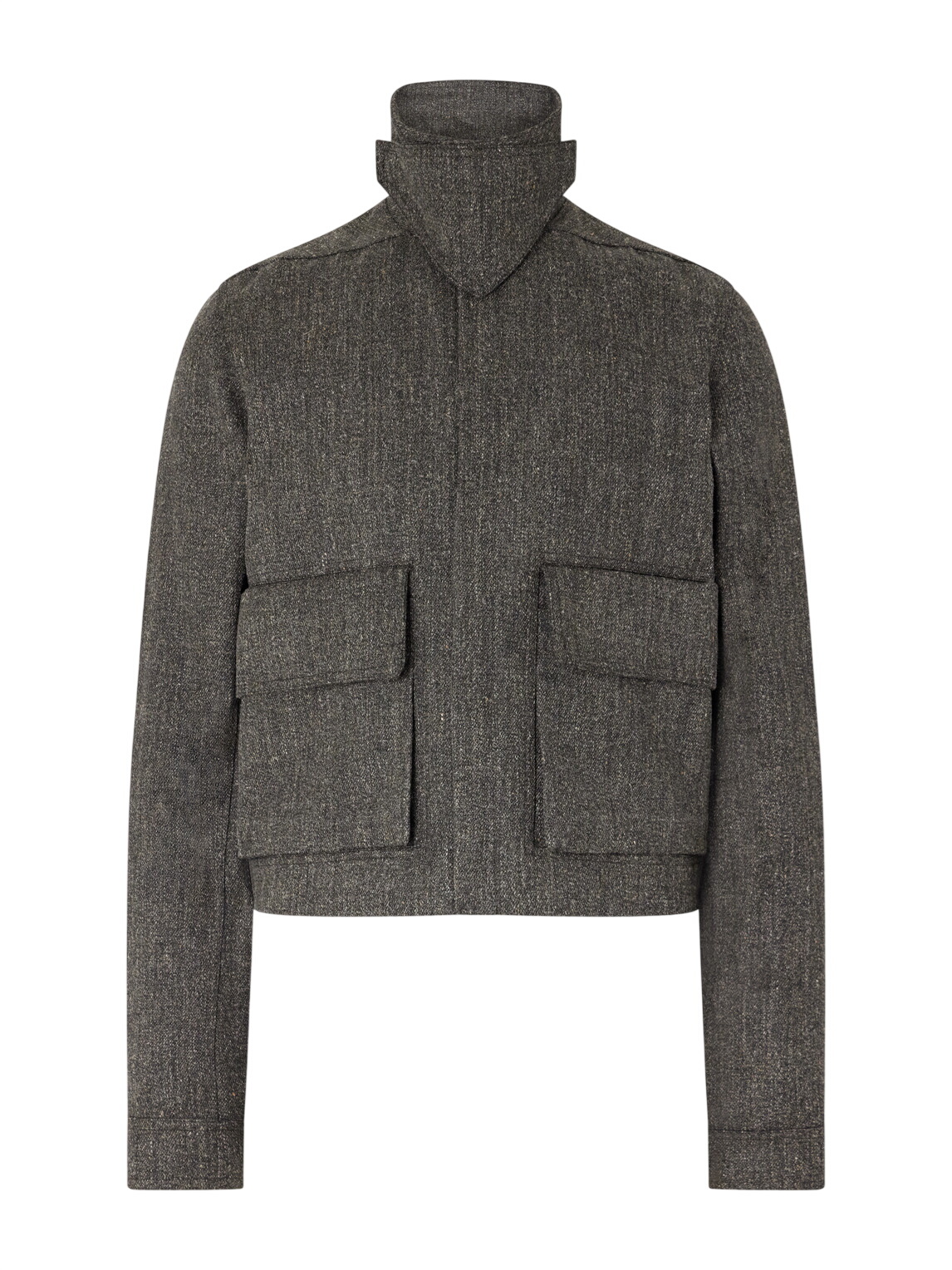 Calvin Klein 205W39NYC Black Nylon Shearling-Lined Bomber Jacket