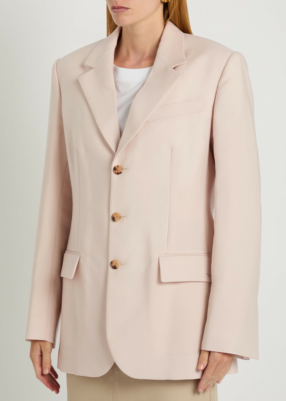 Wardrobe.nyc Wool Blazer Light Pink
