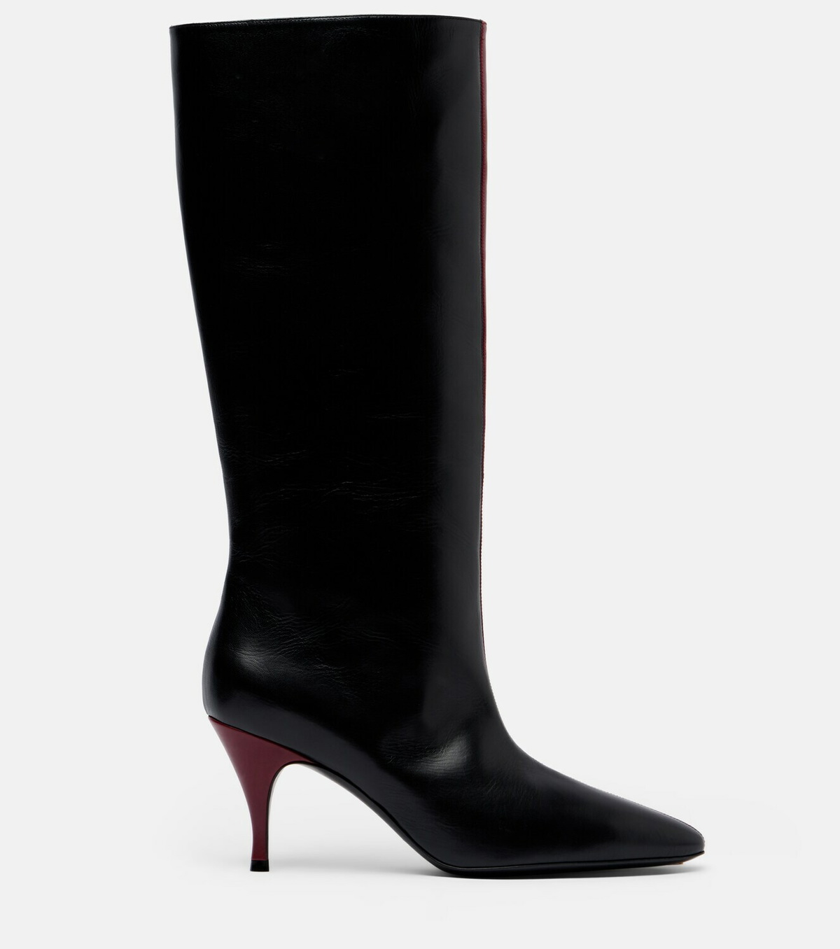 Herbert Levine Two Faced leather knee-high boots