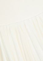 Simkhai Nancie Draped Cape-effect Jersey Maxi Dress Ivory