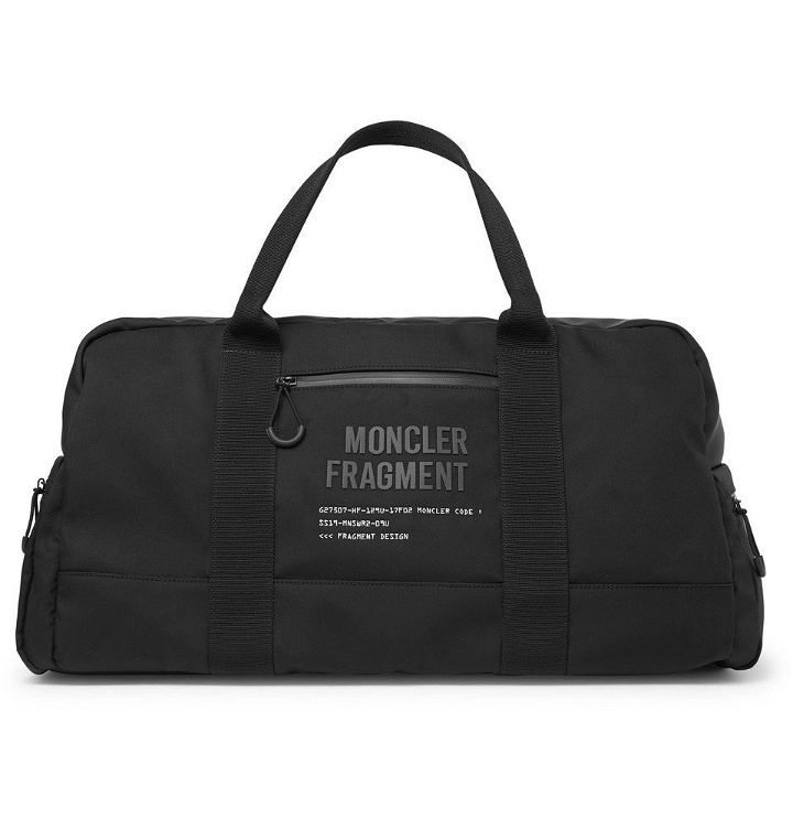 Photo: Moncler Genius - 7 Moncler Fragment Reversible Metallic Ripstop and Canvas Duffle Bag - Black