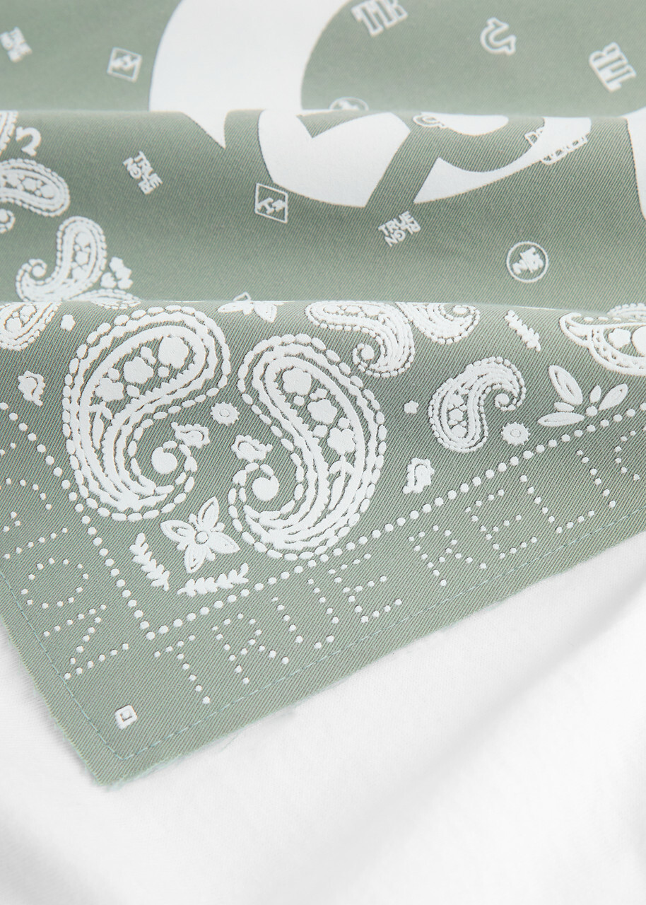 True Religion Logo-print Cotton T-shirt White And Green