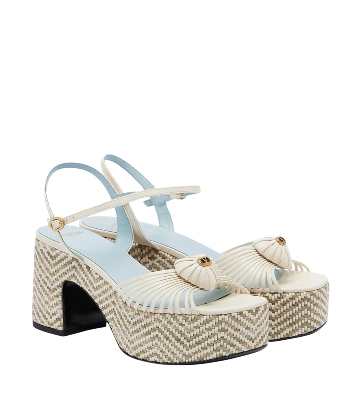 Photo: Valentino Garavani Cœur Royal leather platform sandals