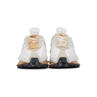 Lanvin White Nylon Bumper Sneakers