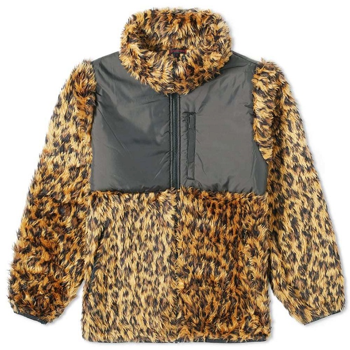 Photo: CLOT Leapard Print Faux Fur Puffer Jacket