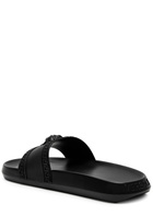 Versace Medusa Rubber Sliders Black