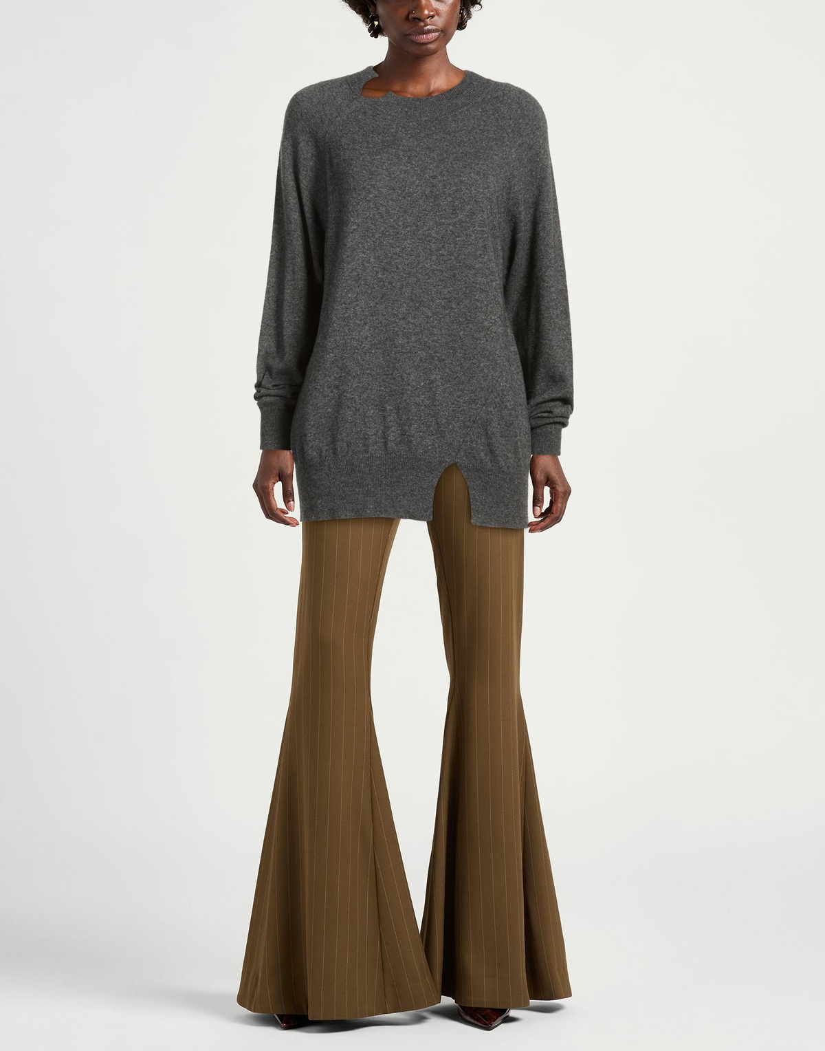 Manila Grace Womens Sweater Charcoal