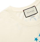 Gucci - Printed Cotton-Jersey T-Shirt - Men - White