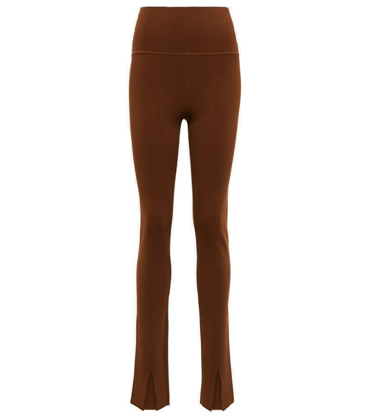 Photo: Victoria Beckham - Body split-detail high-rise leggings