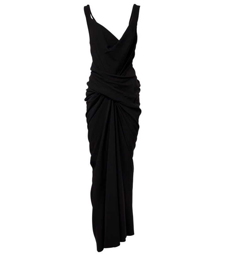 Photo: Rick Owens Strutter gathered maxi dress