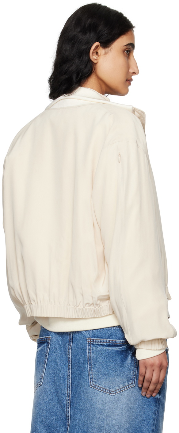 Helmut Lang Off-White Bomber Jacket Set