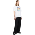 Casablanca White Airspray Short Sleeve T‑shirt
