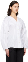 House of Dagmar White Fitted Blouse