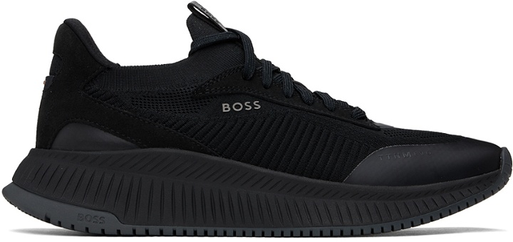 Photo: BOSS Black Patch Sneakers