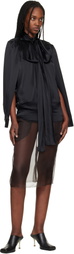 Commission Black Double Blouse