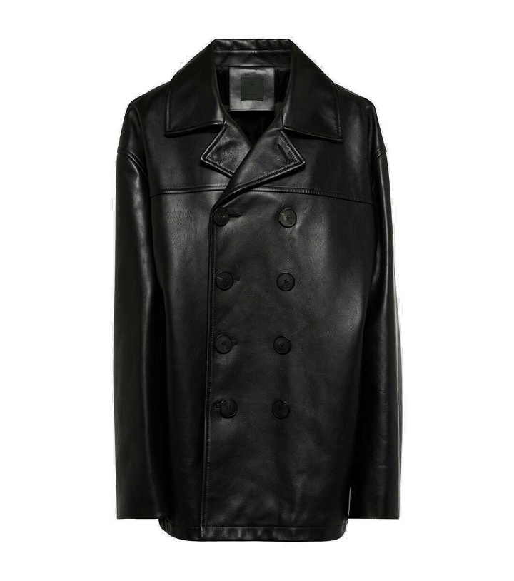 Photo: Givenchy Leather peacoat