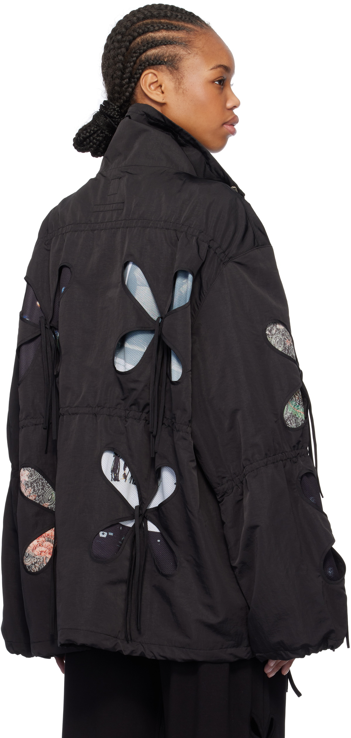 J.Kim Black Anton Belinskiy Edition Bale Windbreaker Jacket