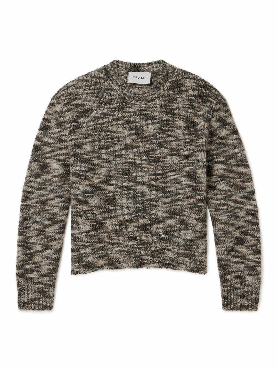 FRAME - Knitted Sweater - Brown Frame Denim