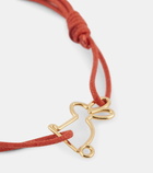 Aliita Conejito 9kt gold cord bracelet