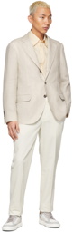 Brunello Cucinelli White & Yellow Basic Fit Shirt