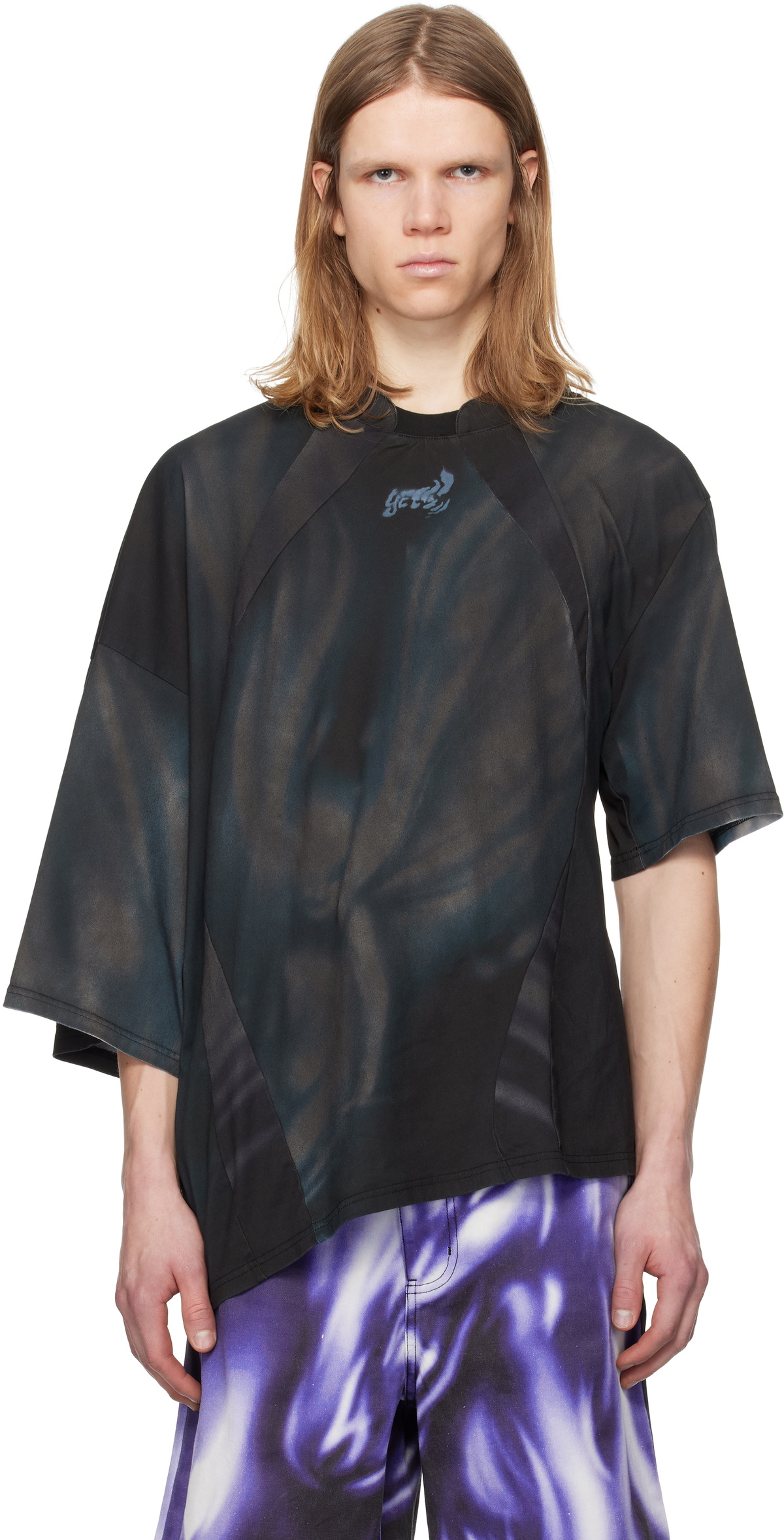 Gerrit Jacob Blue Printed Shirt Gerrit Jacob