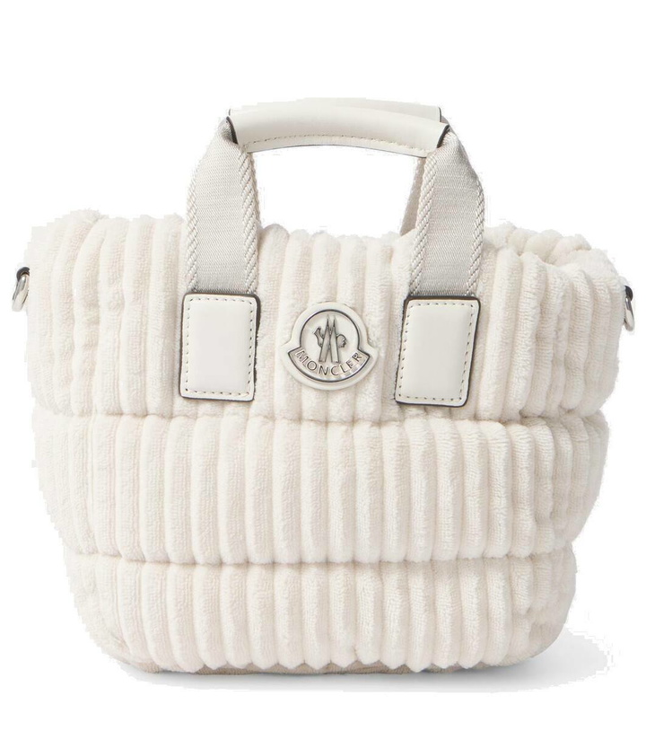 Photo: Moncler Caradoc logo corduroy crossbody bag