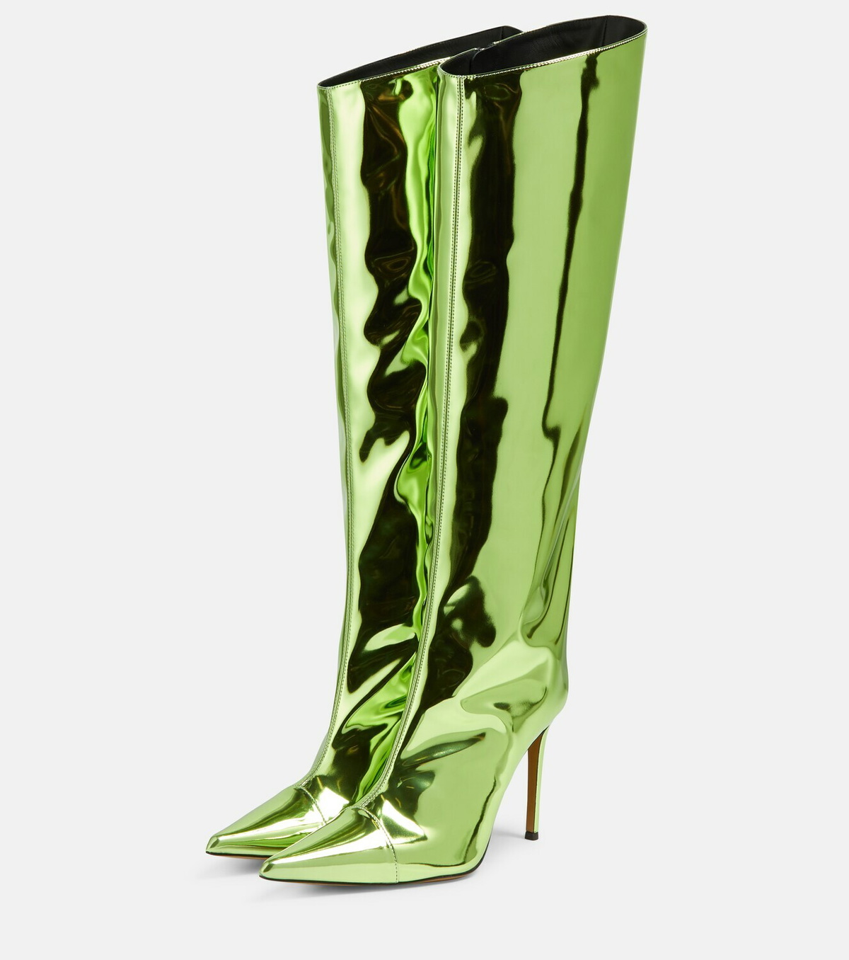 Alexandre Vauthier Patent leather knee-high boots