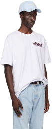 Balmain White 'Club Balmain' T-Shirt