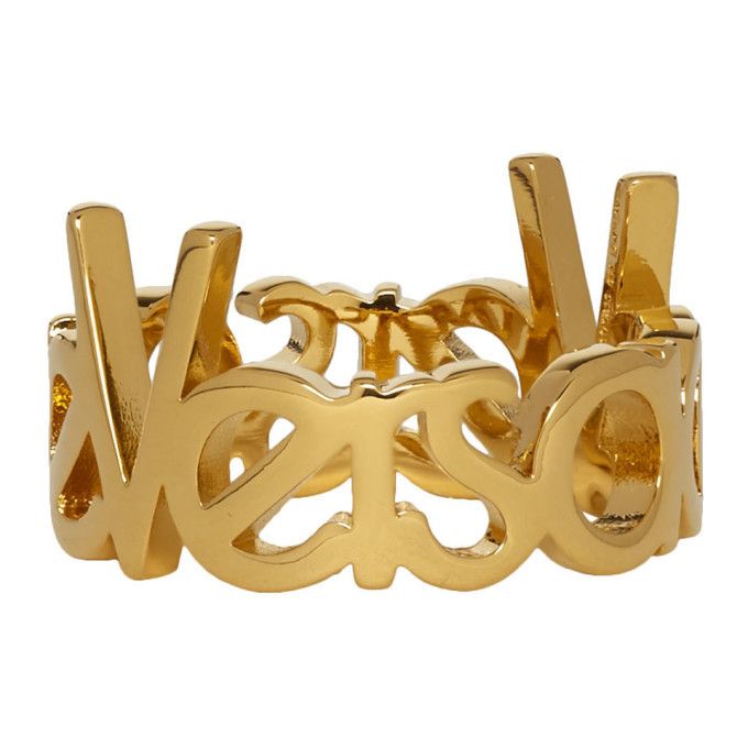 Versace vintage clearance logo ring