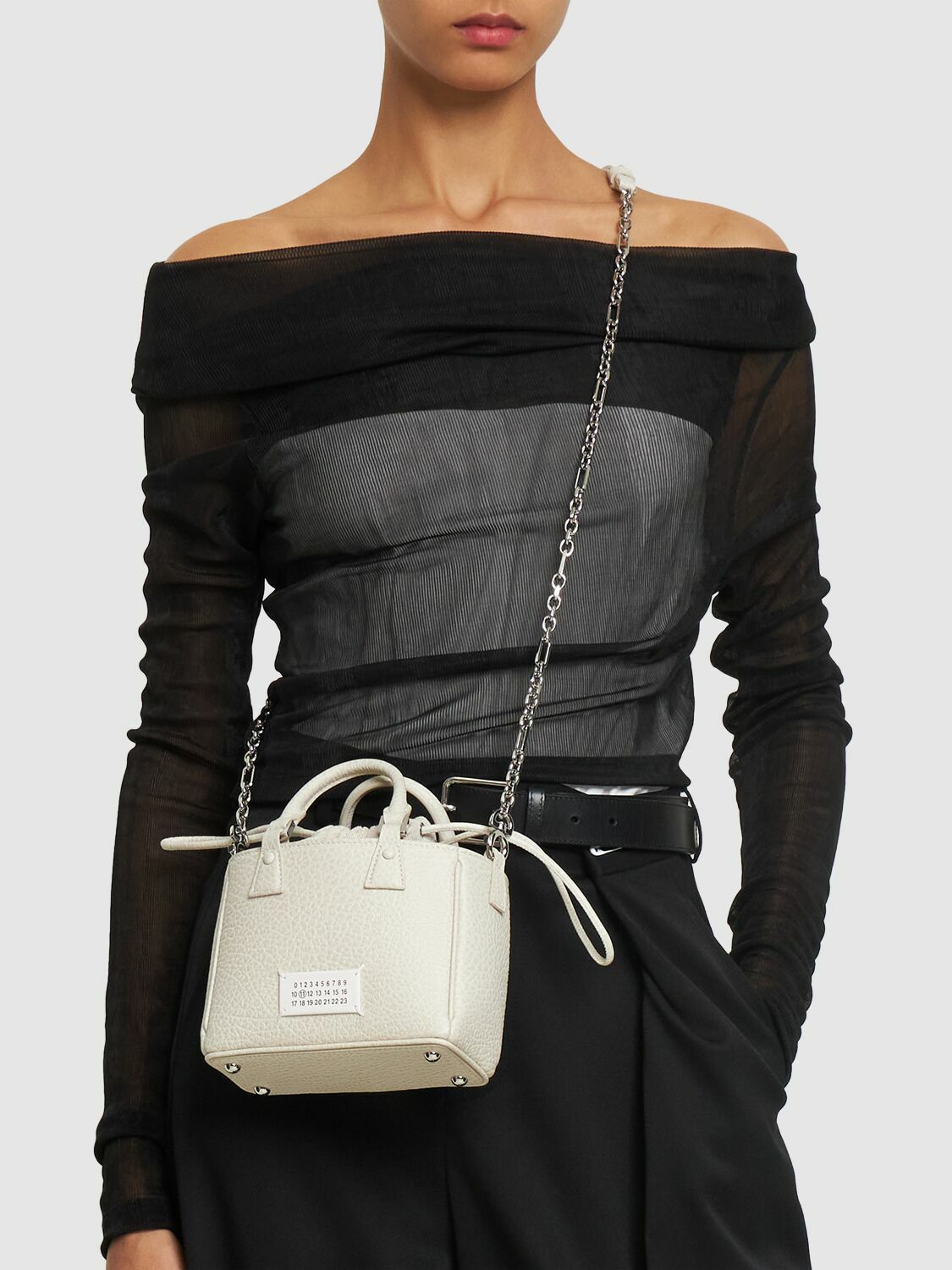 【MAISON MARGIELA】5AC HORIZONTAL TOTE BAG MAISON MARGIELA - 5ac Tote Horizontal Leather Bag Maison
