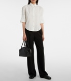 The Row Leather duffel bag