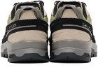 Salomon Gray & Khaki X-Alp Leather Sneakers