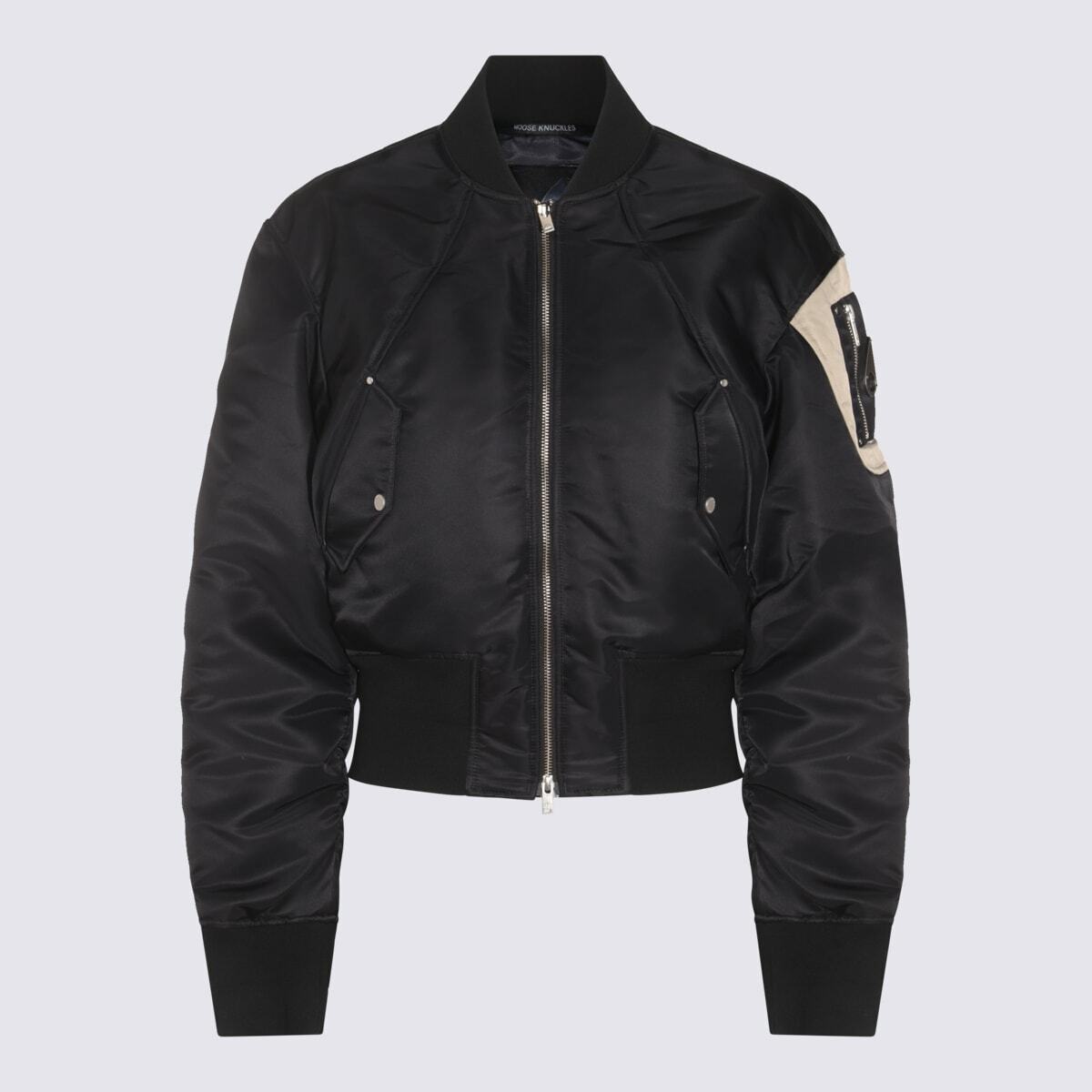 Moose Knuckles Black Nylon Casual Jacket