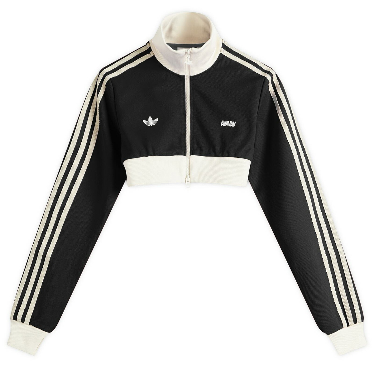 Adidas Women's by Avavav Cropped Track Top in Black adidas