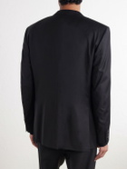 Canali - Impeccabile Wool-Fresco Suit Jacket - Black