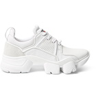 Givenchy - Jaw Neoprene, Suede, Leather and Mesh Sneakers - Men - White