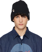 BAPE Black Logo Knit Beanie