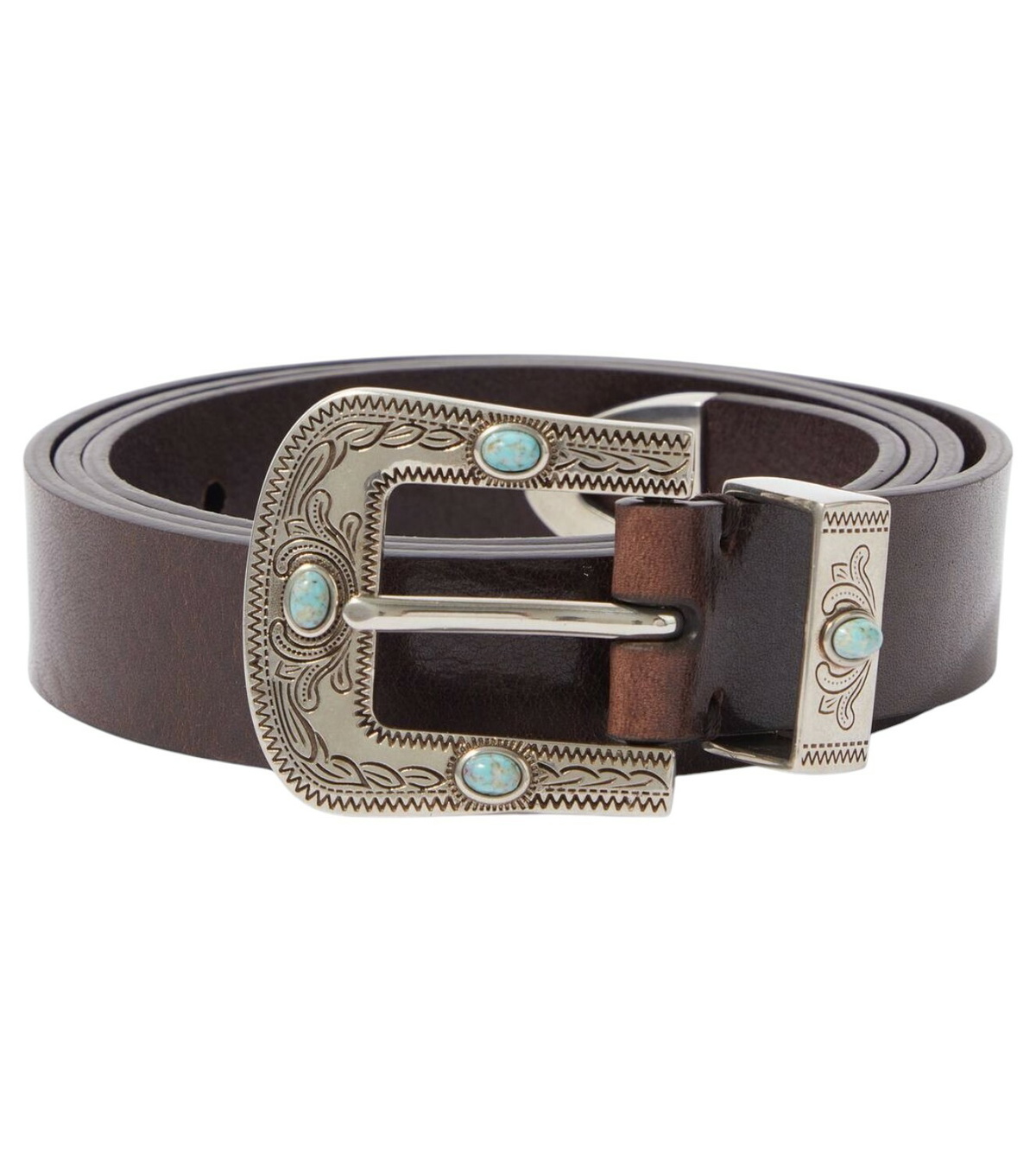 Brunello Cucinelli Embellished leather belt Brunello Cucinelli