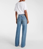 Stella McCartney Studded low-rise wide-leg jeans