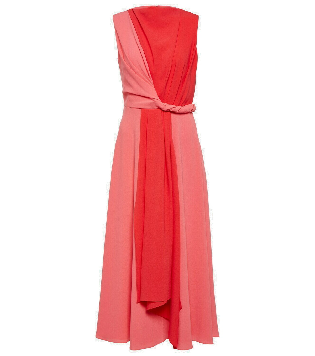 Roksanda Parsa asymmetrical crêpe maxi dress Roksanda