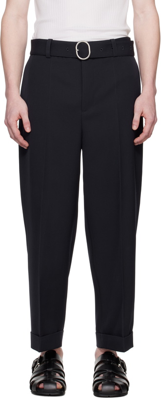 Photo: Jil Sander Navy Belted Trousers