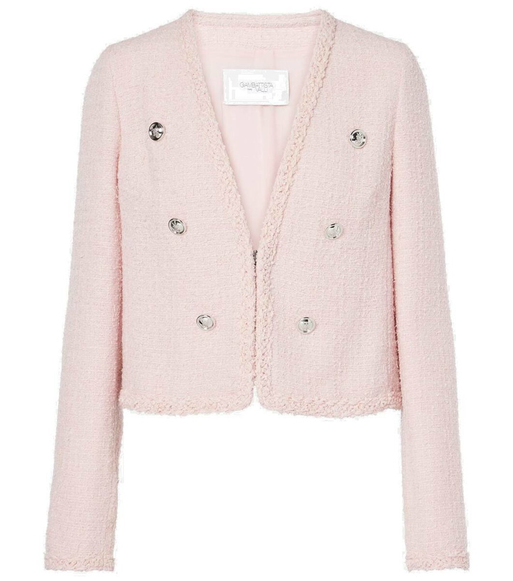 Photo: Giambattista Valli Wool-blend tweed jacket