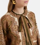 Zimmermann Mahon paisley silk midi dress