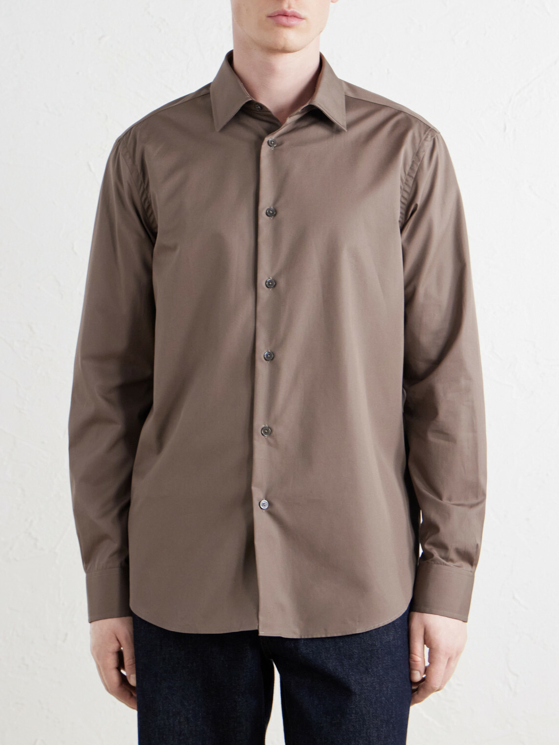 Paul Smith - Cotton-Poplin Shirt - Brown