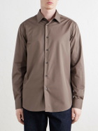 Paul Smith - Cotton-Poplin Shirt - Brown