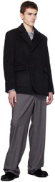 Dunst Gray Notched Lapel Blazer