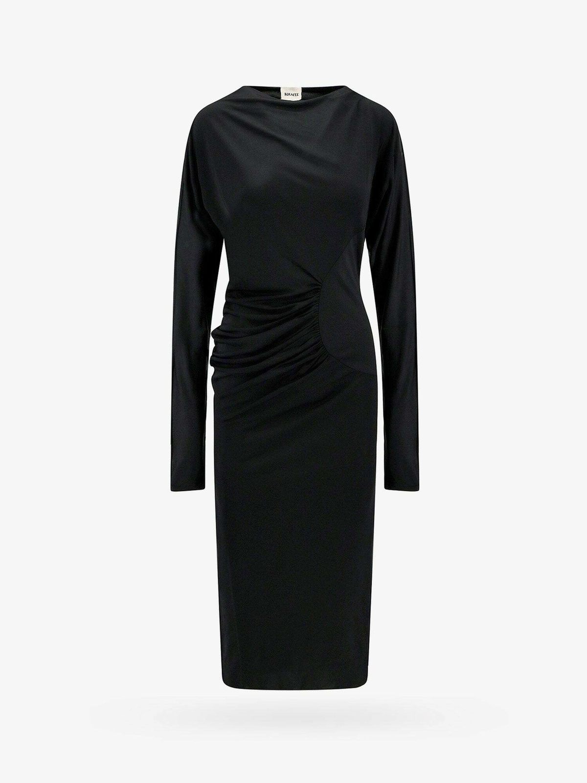 Khaite Women's Viscose Long Dress Black