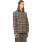 Polo Ralph Lauren Green & Brown Bleeding Madras Sport Shirt