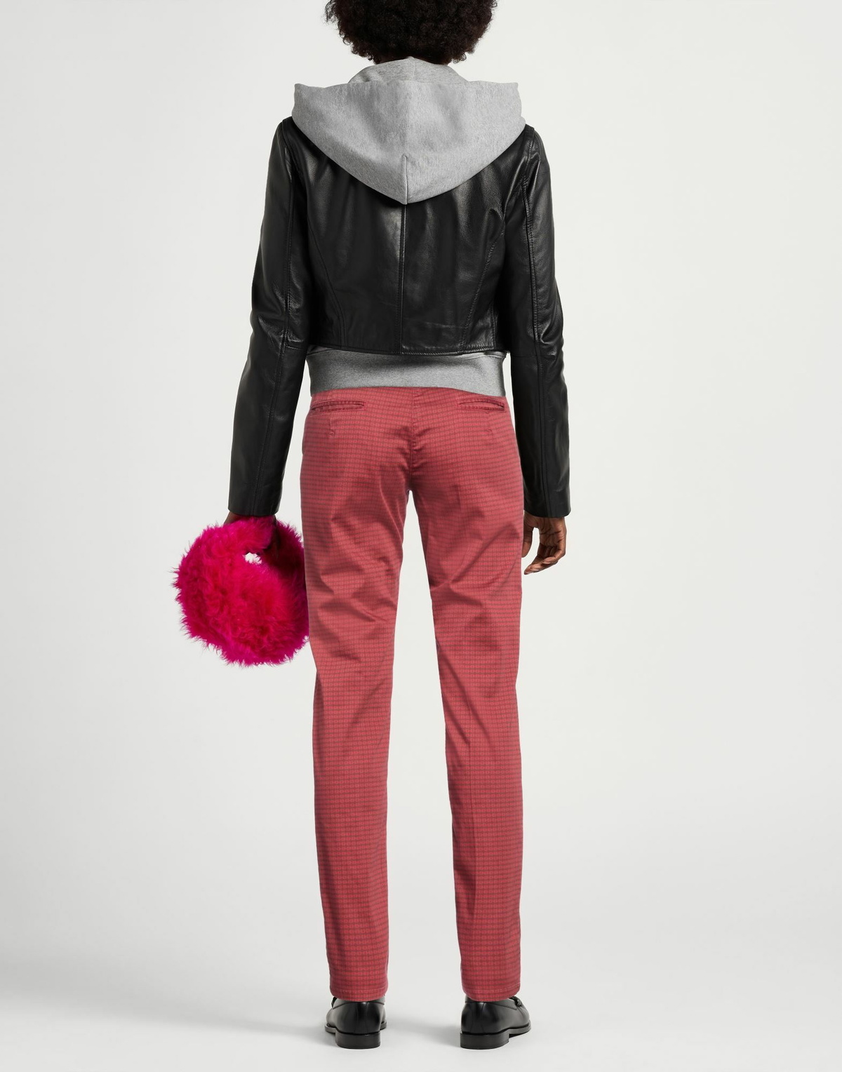 Boglioli Womens Pants Burgundy