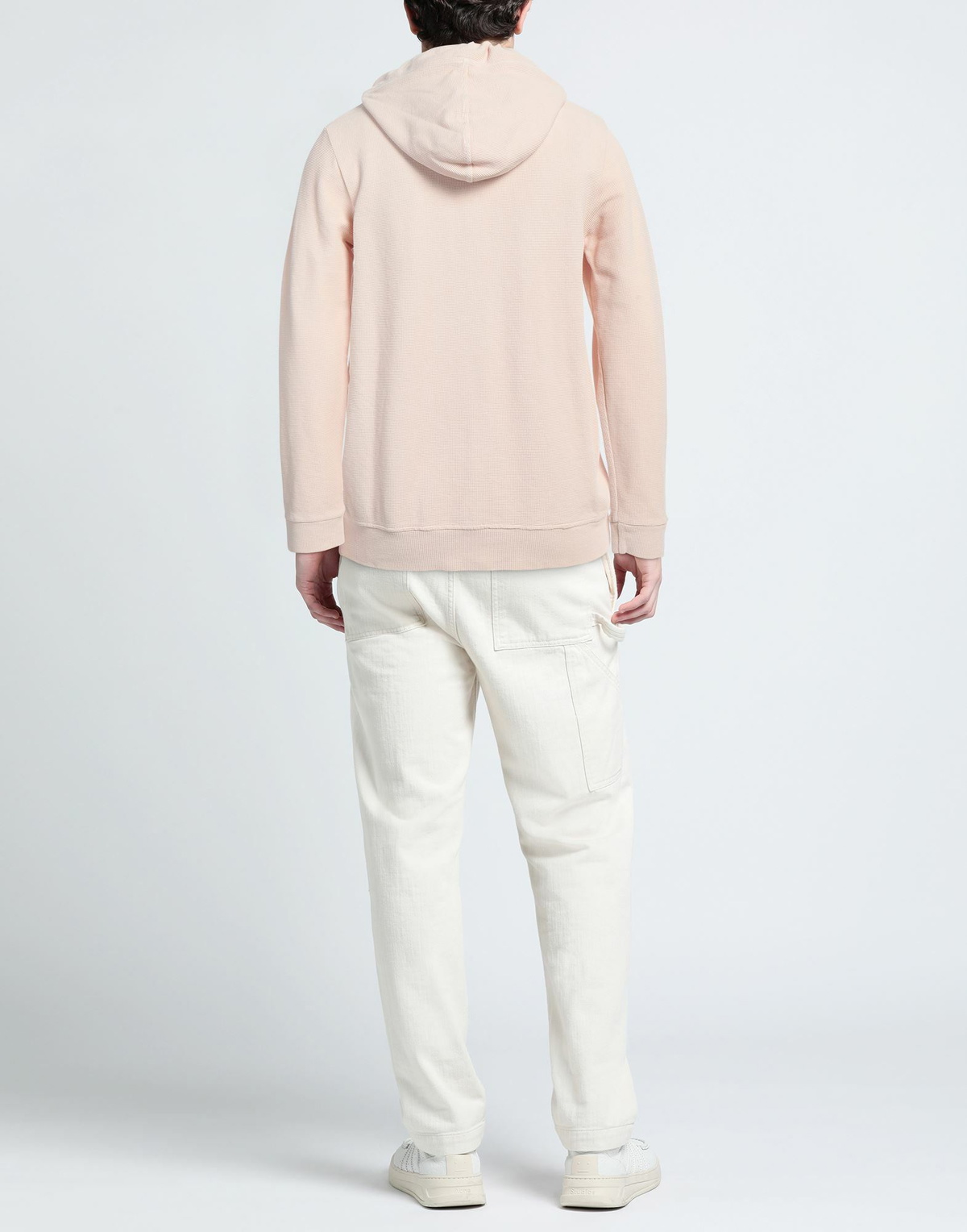 Crossley Mens Sweatshirt in Cream